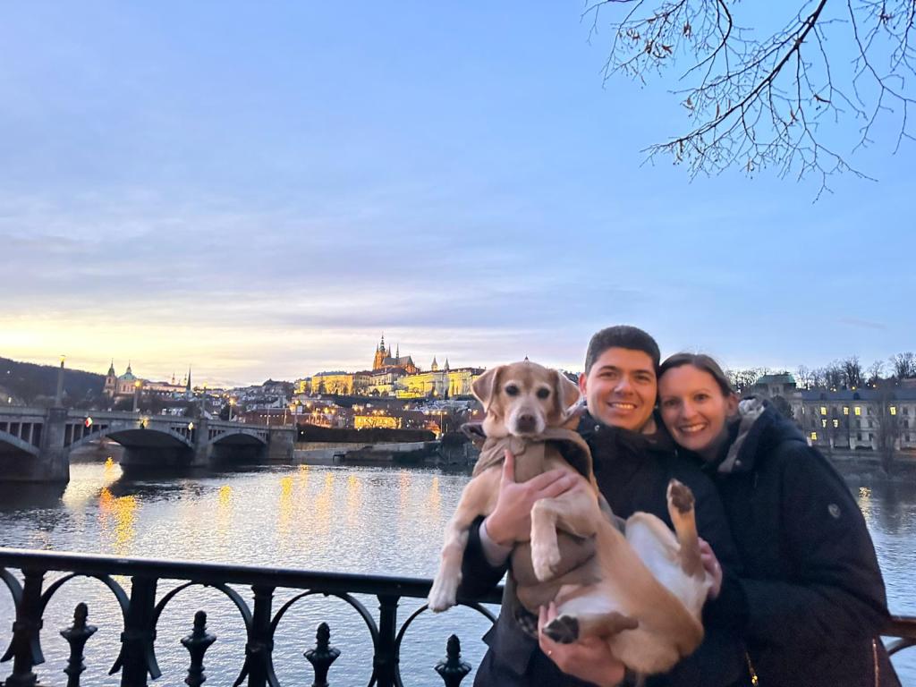 TurksWhoEat creators and their dog, Bindi