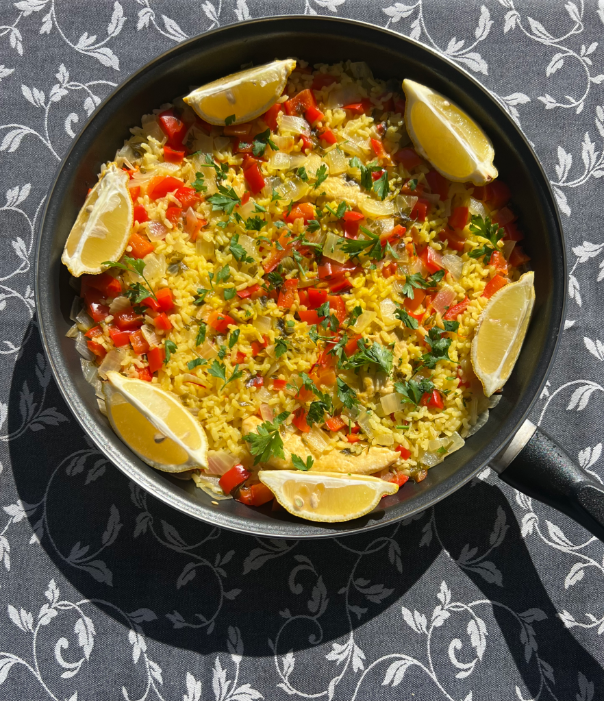 Exploring Barcelona and Cooking an Easy Chicken&nbsp;Paella