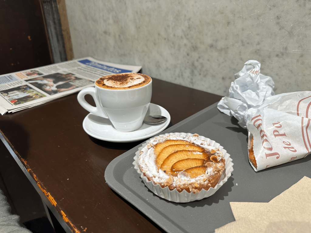 Breakfast at Forn de pa Sant Jordi In Barcelona's Gothic Quarter