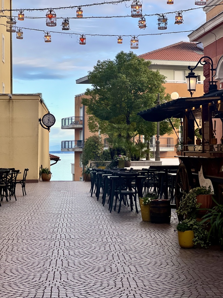 Cafe in Opatija, Croatia